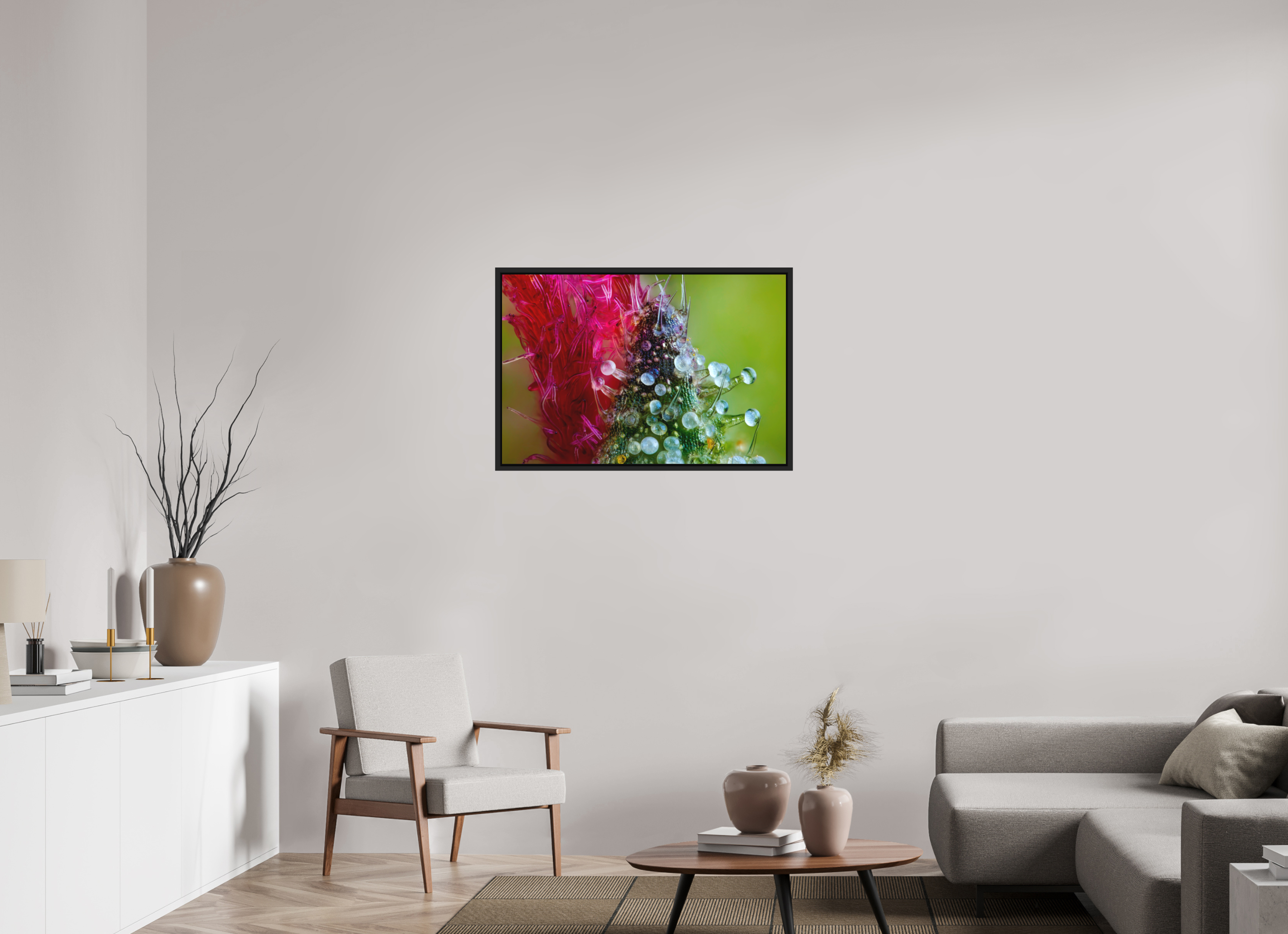 36 x 24″, Fuji Crystal Basel 0.6 Matte Black Frame Pineapple Wonder