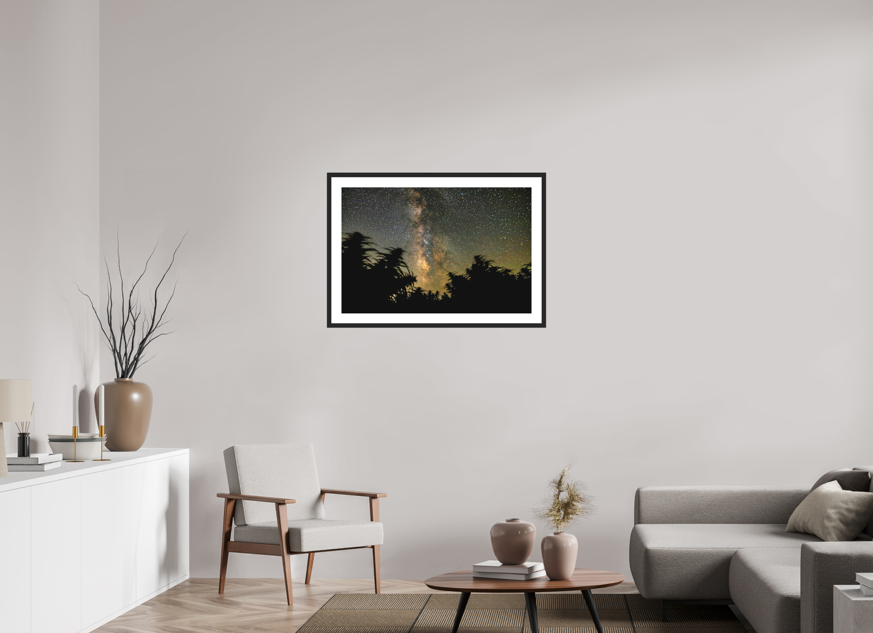 36 x 24″, Fuji Crystal Hamburg 0.8" Matte Black Frame California Nights