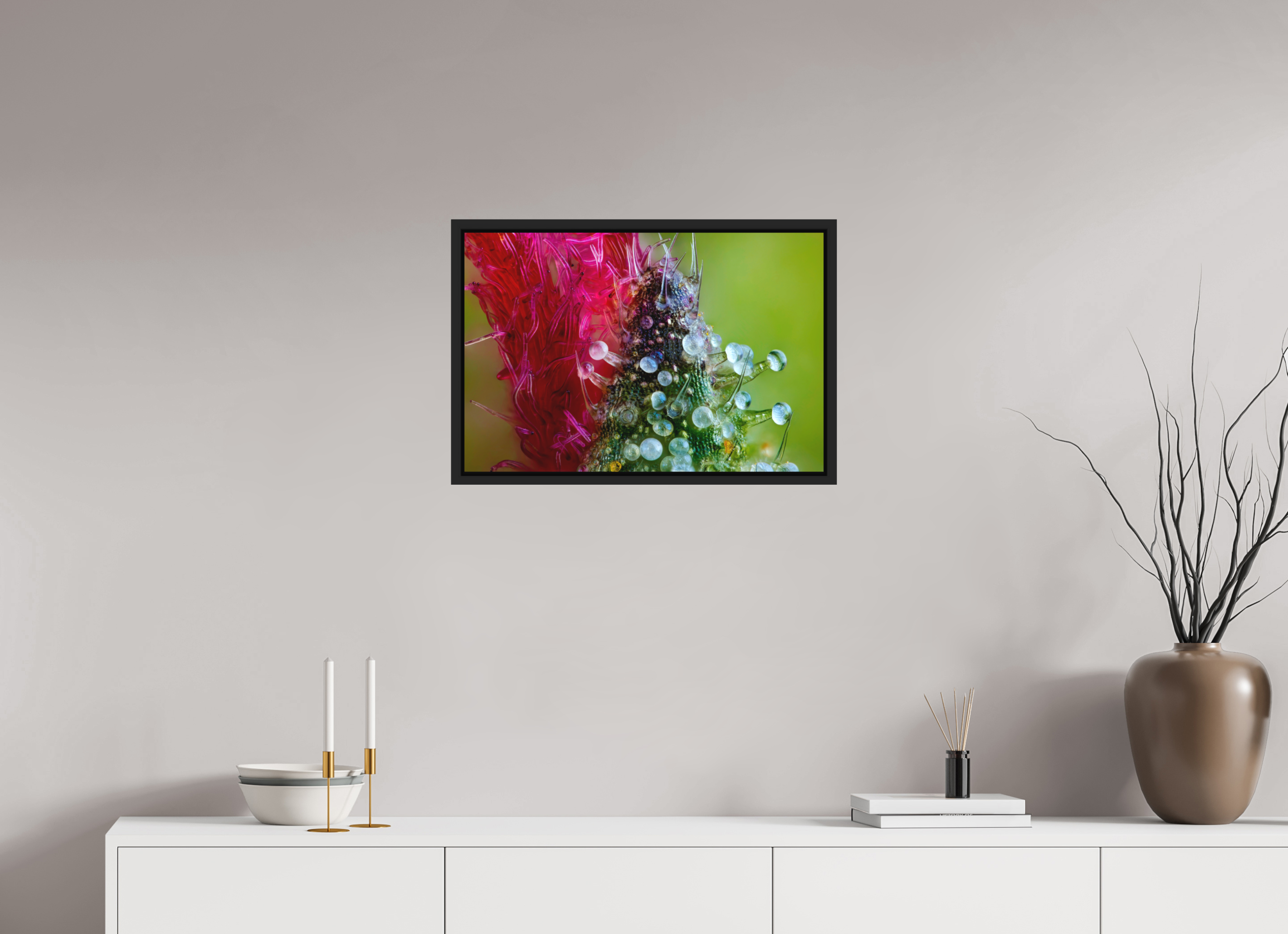 24 x 16″, Fuji Crystal Basel 0.6 Matte Black Frame Pineapple Wonder